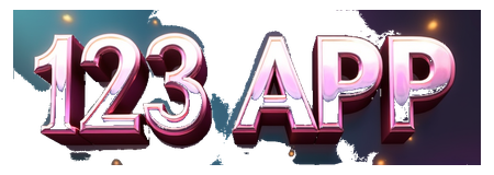 123 app logo
